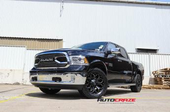 DODGE RAM ASSAULT GLOSS BLACK MILLED ACCENTS